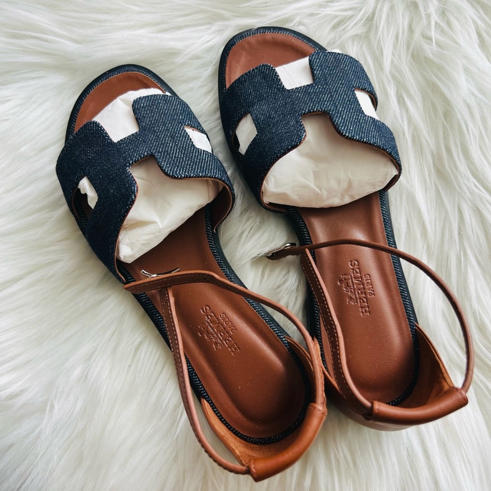 Hermes Santorini Sandals - Size 35